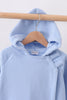 Blue Fleece Bow Coat