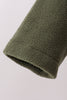 Green Fleece Bow Coat