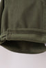 Green Fleece Bow Coat