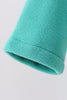 Turquoise Fleece Bow Coat
