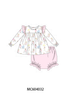 Pink all day adventure ruffle bloomer set