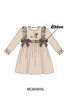 Camouflage duck embroidery ruffle dress