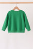 Green Holly Jolly French Knot Top