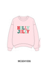 Pink Holly Jolly French Knot Mom&me Top