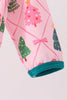 Pink Christmas Tree Embroidery Gown