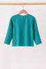 Green Christmas Tree Embroidery Top