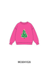 Hot Pink Christmas Tree Sequin Mom&me Top