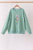 Sage Nutcracker Sequin Mom&me Top