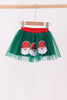 Forest Santa Sequin Skort