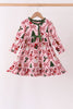 Pink Christmas Tree Bamboo Dress