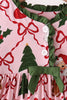 Pink Christmas Tree Bamboo Dress