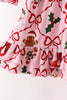 Pink Christmas Tree Bamboo Dress