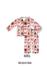 Pink Christmas Tree Bamboo Mom&me Pajama Set
