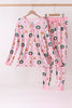 Pink Christmas Tree Bamboo Mom&me Pajama Set