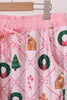 Pink Christmas Tree Bamboo Mom&me Pajama Set