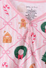 Pink Christmas Tree Bamboo Mom&me Pajama Set