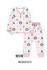 Pink Christmas Tree Bamboo Mom&me Pajama Set