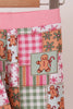 Pink Gingerbread Checkered Bamboo Pajama Set