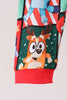 Red christmas bluey bamboo pants set