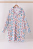 Blue princess bamboo mom gown
