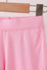Pink princess print bamboo pants set