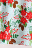 Red Floral Ruffle Bamboo Pajama Set