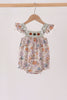 Pumpkin Embroidery Ruffle Bubble