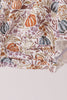Pumpkin Embroidery Ruffle Bubble