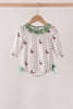 Green Duck Ruffle Gingham Bubble