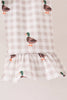 Green Duck guack guack Embroidery Ruffle Pants Set