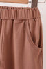 Brown camouflage pocket jogger set