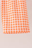 Sage pumpkin embroidery gingham pants set
