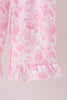 Pink floral print mom&me pants set