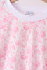Pink floral print mom&me pants set