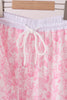 Pink floral print mom&me pants set