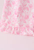 Pink floral print mom&me pants set