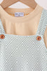 Khaki Geo Diamond 2pc romper set