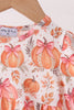 Orange Pumpkin Print Bubble