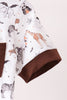 Brown zoo animal pocket top
