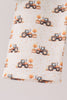 Green farm embroidery pants set