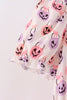 Jack-O-Lantern print tiered mom dress