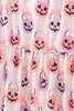Jack-O-Lantern print tiered mom dress
