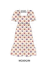 Jack-O-Lantern print tiered mom dress