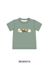 Green pumpkin french knot top