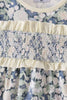 Vintage Floral Smocked Ruffle Bubble