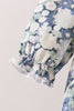 Vintage Floral Smocked Ruffle Bubble