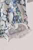 Vintage Floral Smocked Ruffle Bubble