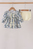 Vintage Floral Ruffle Bloomer Set