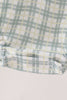 Sage plaid pocket bubble