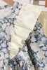 Vintage Floral Ruffle Pants Set
